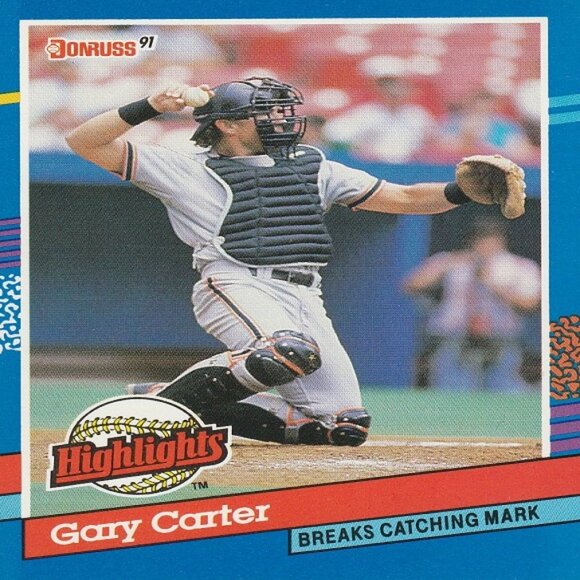 Gary Carter MLB Card Collection - 4 MLB Cards - Mets/Giants - Picture 3 of 5